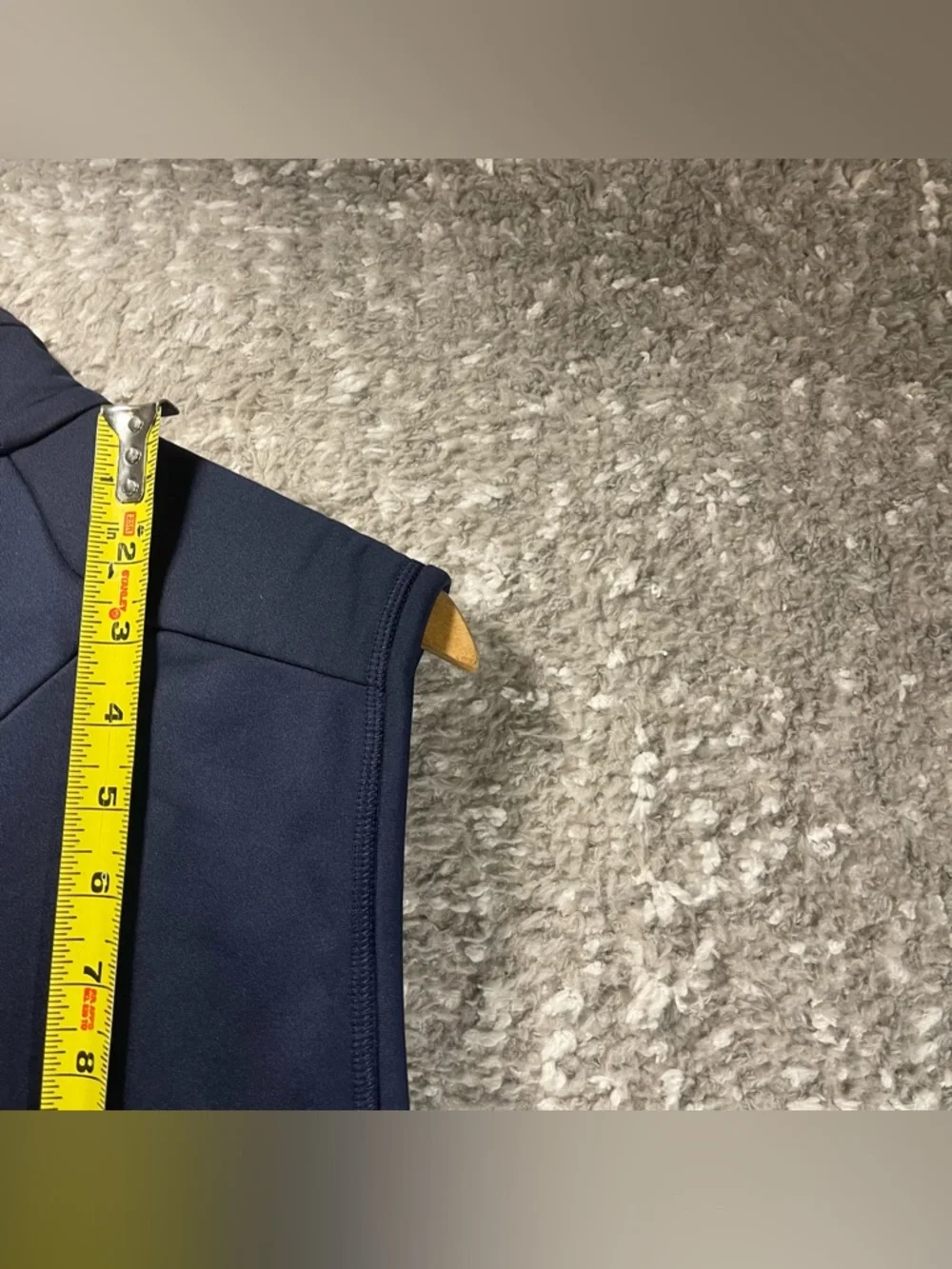 RLX Ralph Lauren Vest Mens Medium Navy Blue Full Zip Casual 